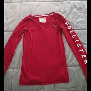 Red Hollister shirt